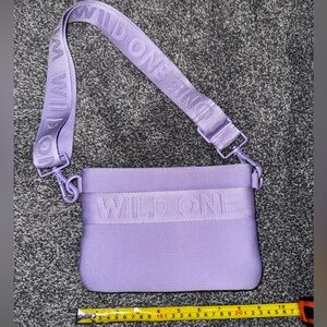 Purple Crossbody Bag / Dog Walking Bag